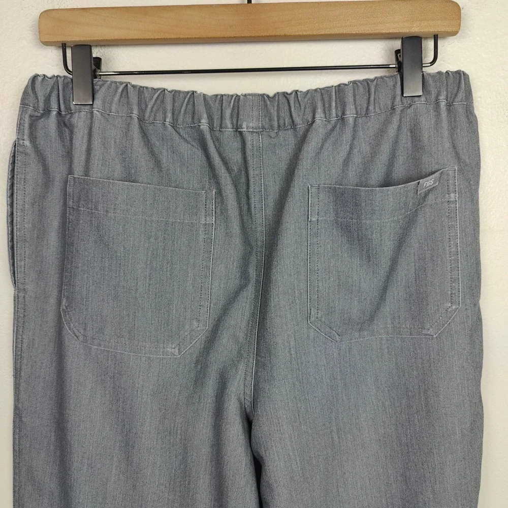 Figs Pisco Basic Scrub Pants Mens Small Gray Heather Straight Leg Medical Dental